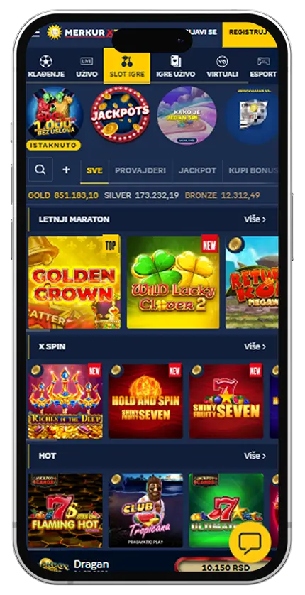 merkur x tip aplikacija android