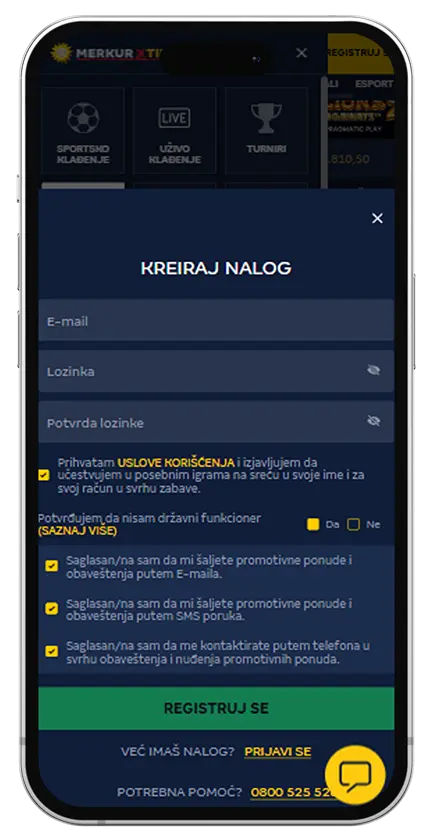 merkur x tip aplikacija ios